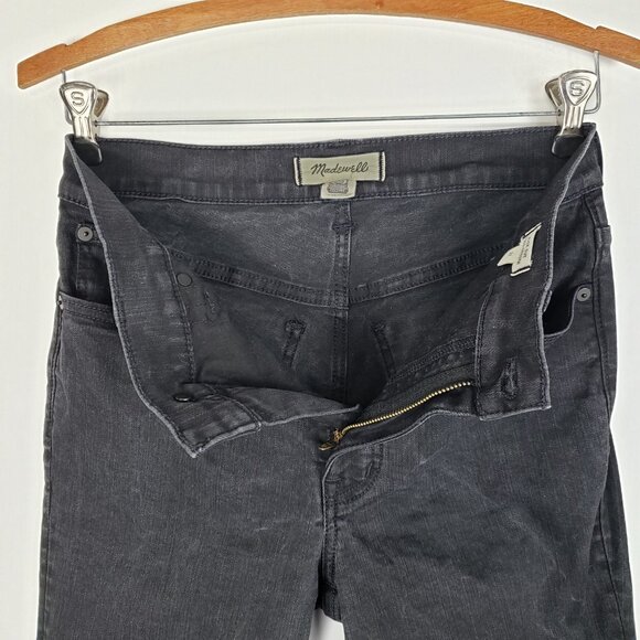 Madewell Kick Out Full-Length Jeans Black Style NS919 Mid Rise Womens Size 27 - Picture 6 of 10